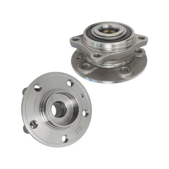 Front Wheel Hub Assembly Set - Compatible with 2001 - 2007 Volvo V70 2002 2003 2004 2005 2006