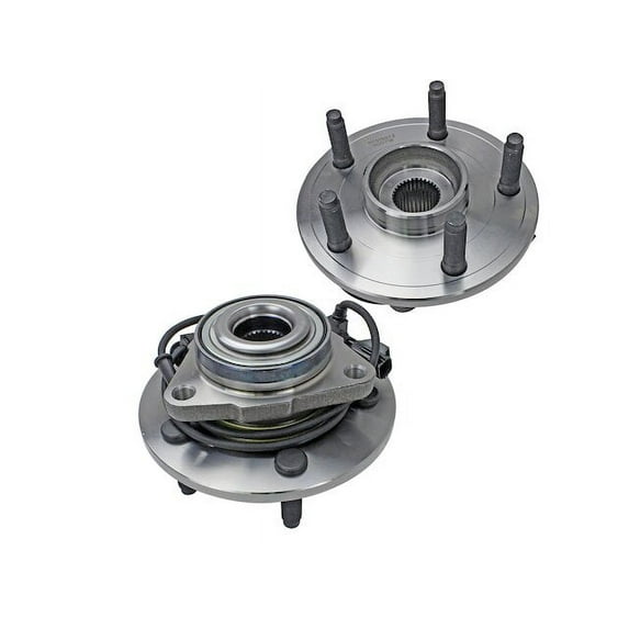 Front Wheel Hub Assembly Set - Compatible with 2002 - 2005 Dodge Ram 1500 2003 2004