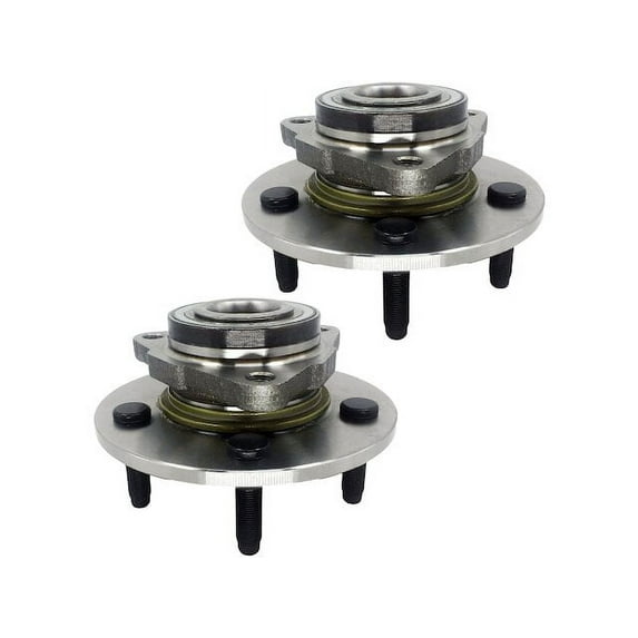 Front Wheel Hub Assembly Set - Compatible with 2002 - 2005 Dodge Ram 1500 - Replacement