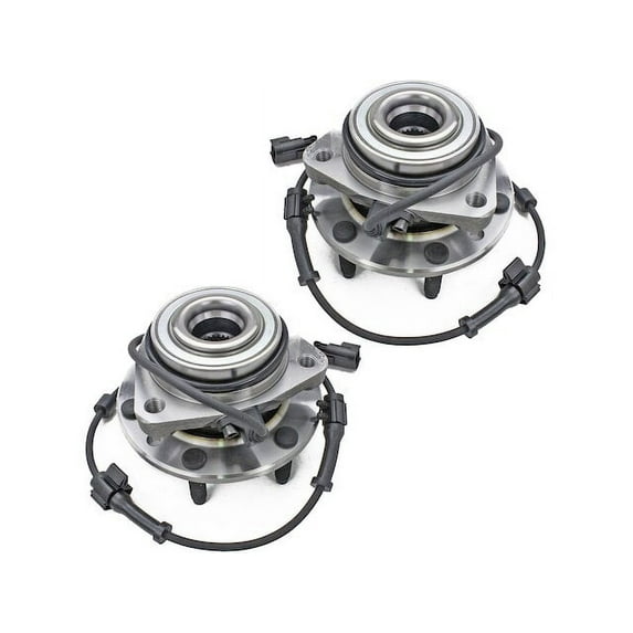 Front Wheel Hub Assembly Set - Compatible with 2002 - 2006 Chevy Trailblazer EXT 2003 2004 2005