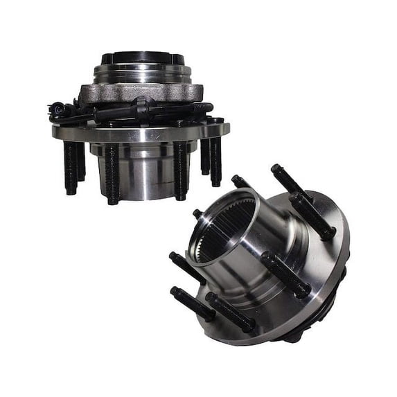Front Wheel Hub Assembly Set - Compatible with 2003 - 2004 Ford F-350 Super Duty