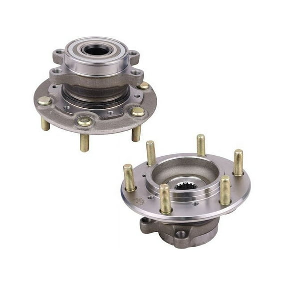 Front Wheel Hub Assembly Set - Compatible with 2003 - 2004 Isuzu Axiom 4WD