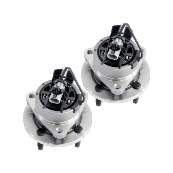 Front Wheel Hub Assembly Set - Compatible with 2003 - 2007 Saturn Ion 2004 2005 2006