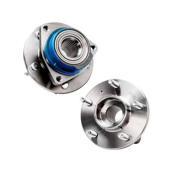 Front Wheel Hub Assembly Set - Compatible with 2003 - 2008 Pontiac Grand Prix 2004 2005 2006 2007