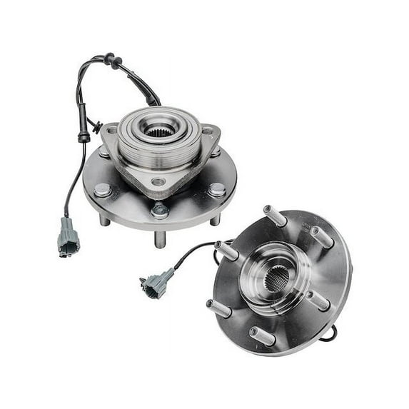 Front Wheel Hub Assembly Set - Compatible with 2004 - 2007 INFINITI QX56 Base 2005 2006