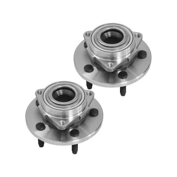 Front Wheel Hub Assembly Set - Compatible with 2005 - 2010 Dodge Dakota 2006 2007 2008 2009