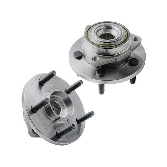 Front Wheel Hub Assembly Set - Compatible with 2005 - 2010 Dodge Dakota 2006 2007 2008 2009