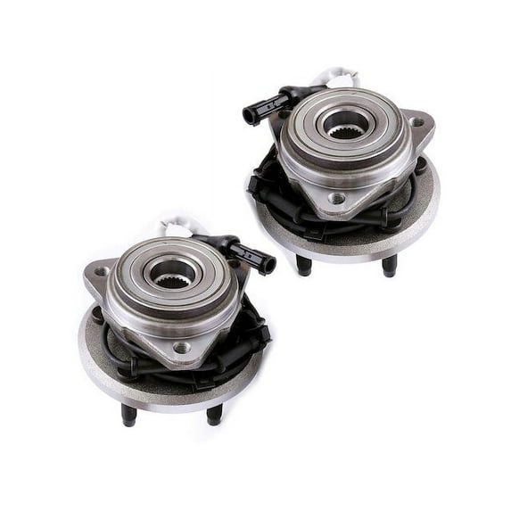 Front Wheel Hub Assembly Set - Compatible with 2005 Mazda B3000 4WD