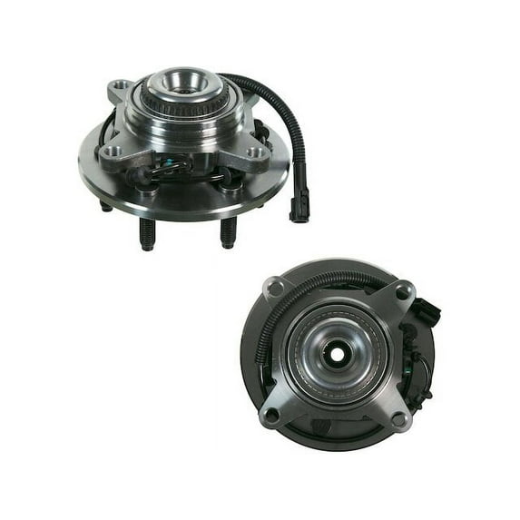 Front Wheel Hub Assembly Set - Compatible with 2006 - 2008 Lincoln Mark LT 2007