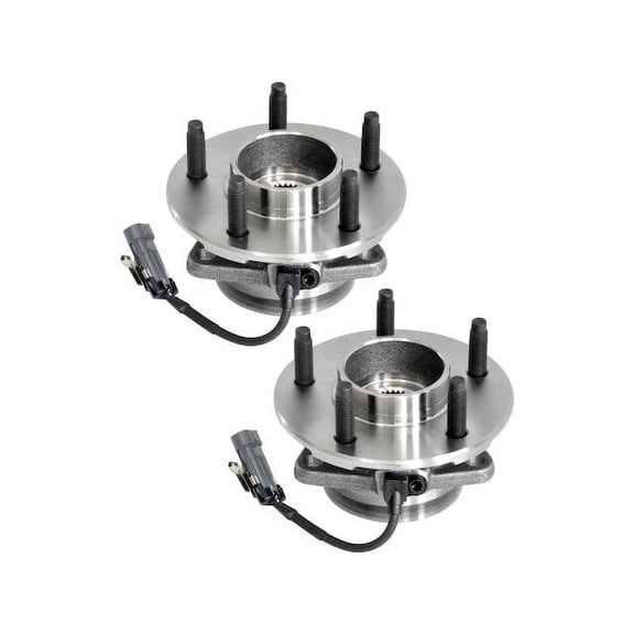 Front Wheel Hub Assembly Set - Compatible with 2006 Pontiac Torrent