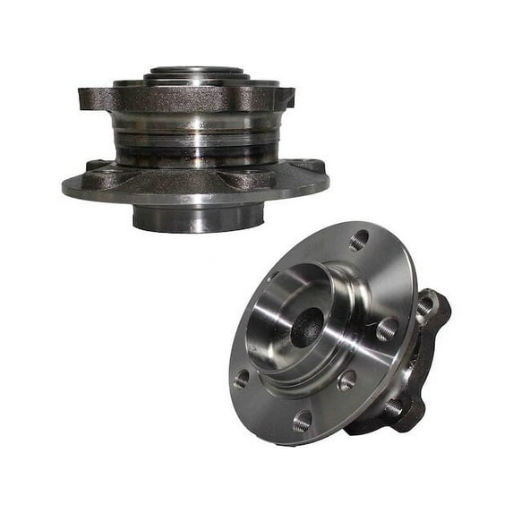 Front Wheel Hub Assembly Set - Compatible with 2007 - 2008 BMW Alpina B7 Base