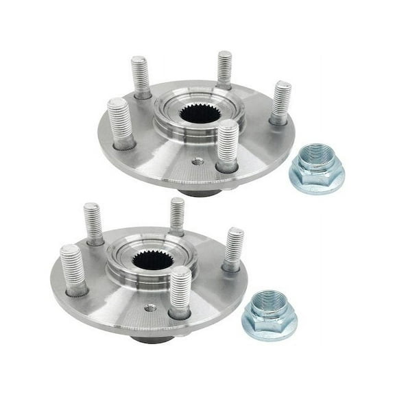Front Wheel Hub Assembly Set - Compatible with 2007 - 2010 Honda Element SC - Replacement