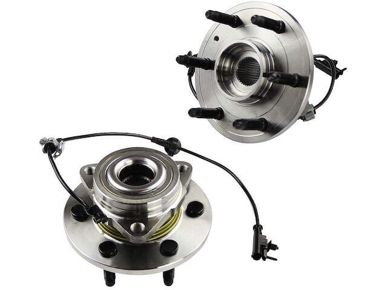 Front Wheel Hub Assembly Set Compatible with 2007 2014 Cadillac