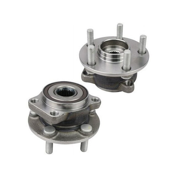 Front Wheel Hub Assembly Set - Compatible with 2009 - 2014 Subaru Forester 2010 2011 2012 2013