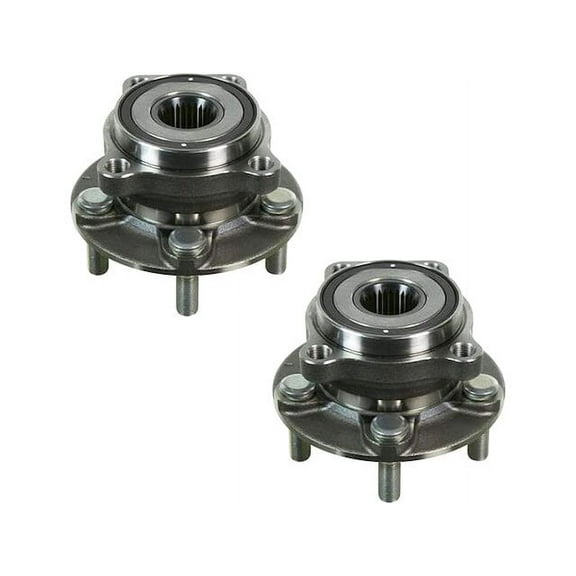 Front Wheel Hub Assembly Set - Compatible with 2009 - 2014 Subaru Forester 2010 2011 2012 2013