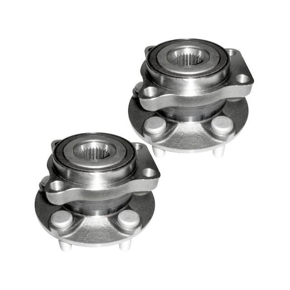 Front Wheel Hub Assembly Set - Compatible with 2009 - 2014 Subaru Forester 2010 2011 2012 2013