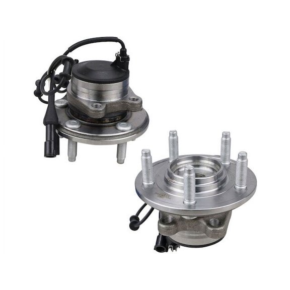Front Wheel Hub Assembly Set - Compatible with 2010 - 2012 Jaguar XJ RWD 2011