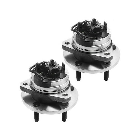 Front Wheel Hub Assembly Set - Compatible with 2010 Chevy HHR SS LNF VIN M FI Turbocharged GAS