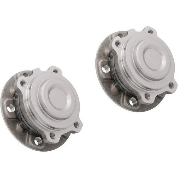 Front Wheel Hub Assembly Set - Compatible with 2011 - 2015 BMW Alpina B7L 4.4L V8 2012 2013 2014