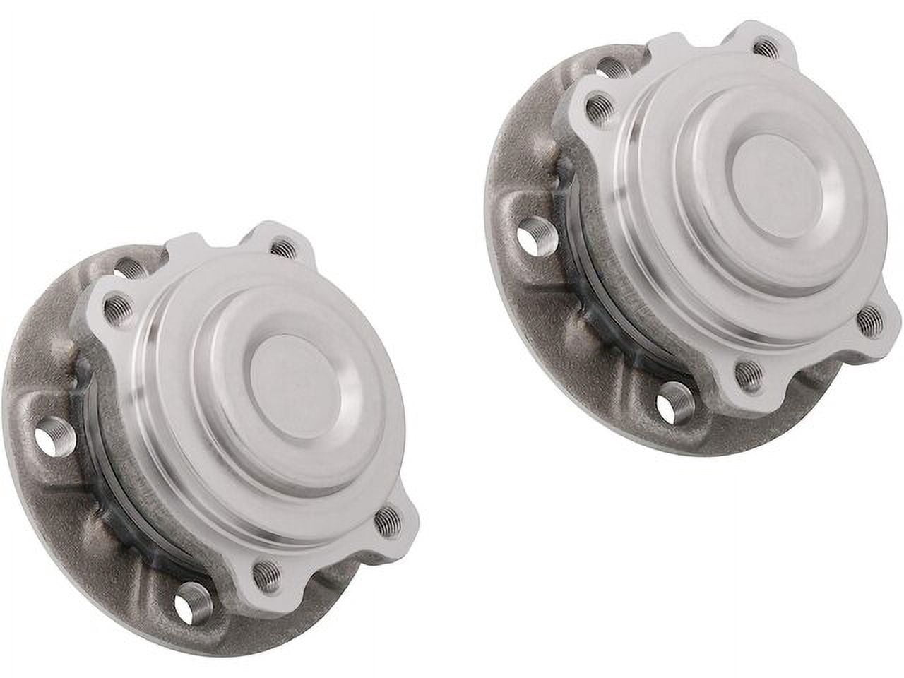Front Wheel Hub Assembly Set - Compatible with 2012 - 2014 BMW ActiveHybrid 5 2013