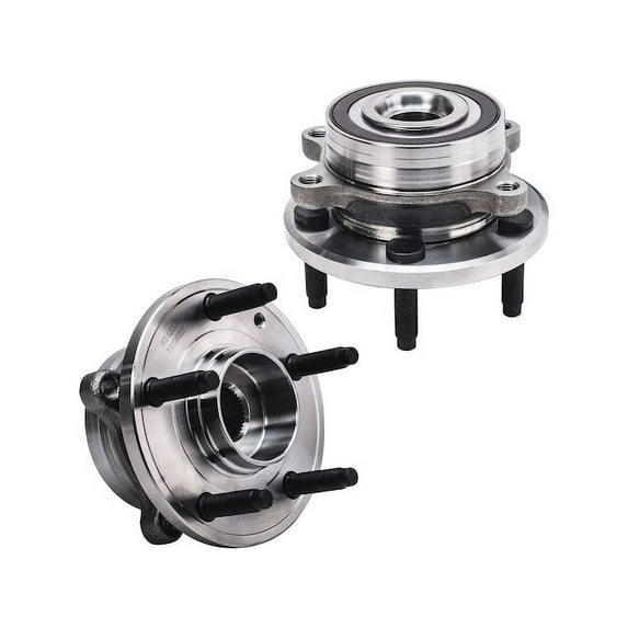 Front Wheel Hub Assembly Set - Compatible with 2013 - 2017 Ford Taurus SHO 2014 2015 2016