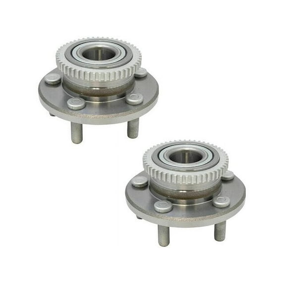 Front Wheel Hub Assembly Set - Compatible with 2015 - 2020 Ford Mustang 2016 2017 2018 2019