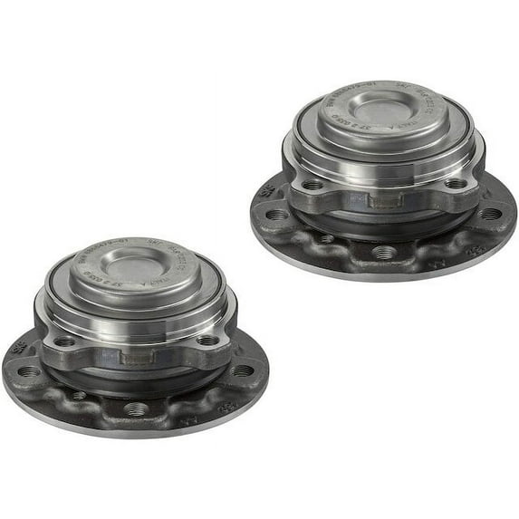 Front Wheel Hub Assembly Set - Compatible with 2015 BMW 760Li