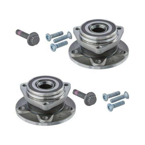 Front Wheel Hub Assembly Set - Compatible with 2018 - 2022 Audi TT RS Quattro 2019 2020 2021