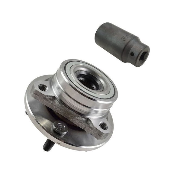 Front Wheel Hub Assembly and Socket Kit - Compatible with 1995 - 2002 Lincoln Continental 1996 1997 1998 1999 2000 2001