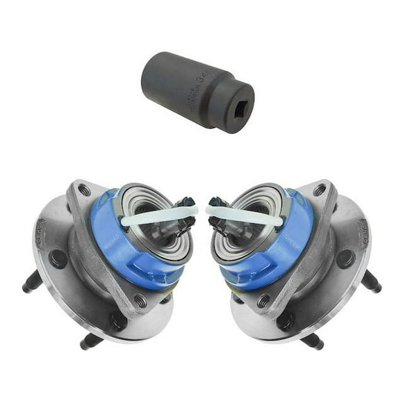 Front Wheel Hub Assembly and Socket Kit - Compatible with 1997 - 2005 Buick Century 1998 1999 2000 2001 2002 2003 2004