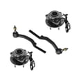thumbnail image 1 of Front Wheel Hub Assembly and Tie Rod End Kit 4 Piece - Compatible with 2003 - 2008 Isuzu Ascender 2004 2005 2006 2007, 1 of 2