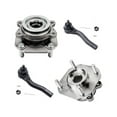 thumbnail image 1 of Front Wheel Hub Assembly and Tie Rod End Kit - Compatible with 2007 - 2012 Nissan Sentra 2.0L 4-Cylinder 2008 2009 2010 2011, 1 of 2