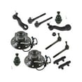 thumbnail image 1 of Front Wheel Hub Ball Joint Tie Rod End Kit 12 Piece - Compatible with 1995 - 2000 Chevy K3500 4WD 1996 1997 1998 1999, 1 of 2