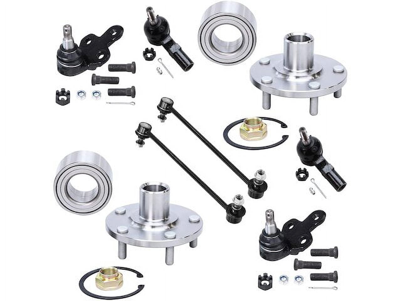 Front Wheel Hub Ball Joint Tie Rod End Kit - Compatible with 1999 ...