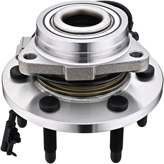 Front Wheel Hub Bearing Assembly 4WD 6-Lugs 515096 Compatible with Chevy Tahoe Silverado 1500 Avalanche Suburban, Cadillac Escalade, GMC Yukon Sierra w/ABS (1)