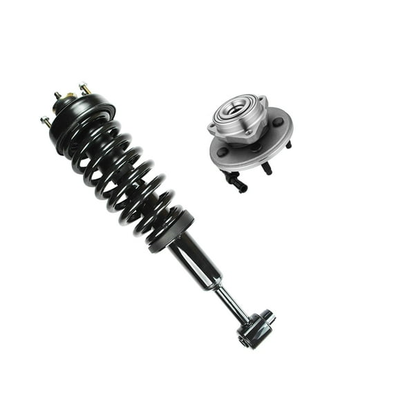 Front Wheel Hub Bearing-Quick Complete Strut For 2002 2003 Mercury Mountaineer
