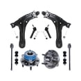 thumbnail image 1 of Front Wheel Hub Control Arm Ball Joint Kit - Compatible with 1997 - 2003 Chevy Malibu 1998 1999 2000 2001 2002, 1 of 2