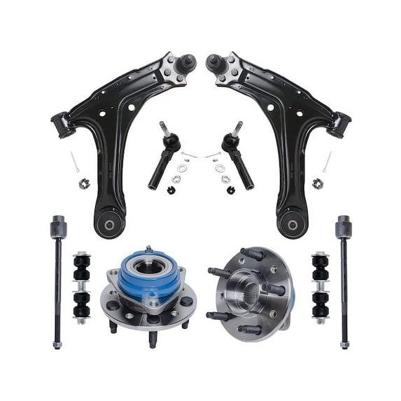 Front Wheel Hub Control Arm Ball Joint Kit - Compatible with 1997 - 2003 Chevy Malibu 1998 1999 2000 2001 2002