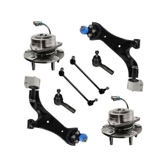 Front Wheel Hub Control Arm Ball Joint Kit - Compatible with 2006 Pontiac Torrent