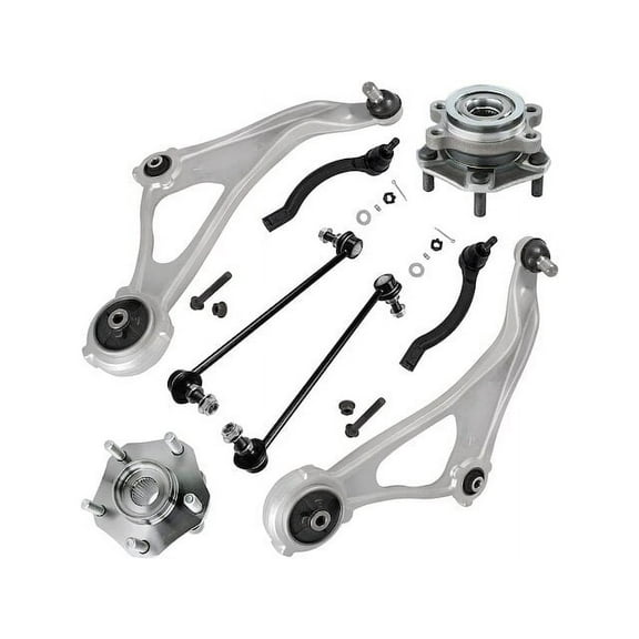 Front Wheel Hub Control Arm Ball Joint Kit - Compatible with 2013 - 2018 Nissan Altima Sedan 2014 2015 2016 2017