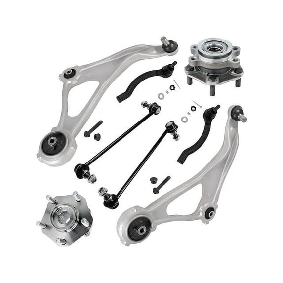 Front Wheel Hub Control Arm Ball Joint Kit - Compatible with 2016 - 2019 Nissan Maxima 2017 2018