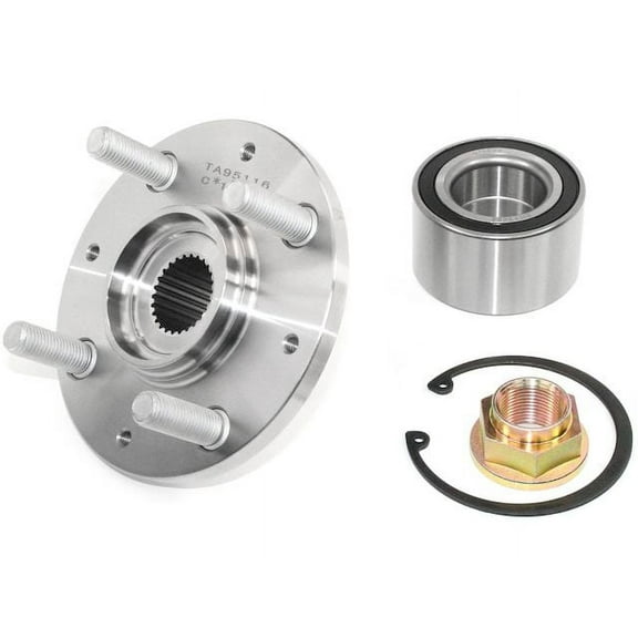 Front Wheel Hub Repair Kit - Compatible with 1988 - 1991 Honda Civic Sedan 1989 1990
