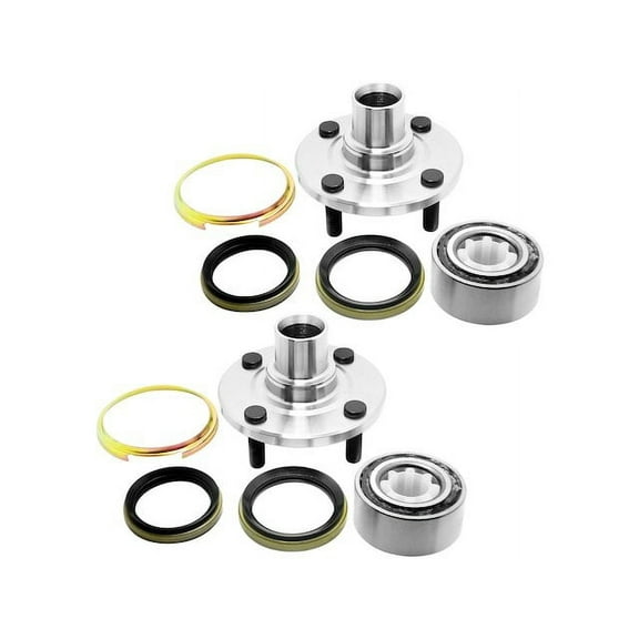 Front Wheel Hub Repair Kit - Compatible with 1998 - 2002 Chevy Prizm 1999 2000 2001