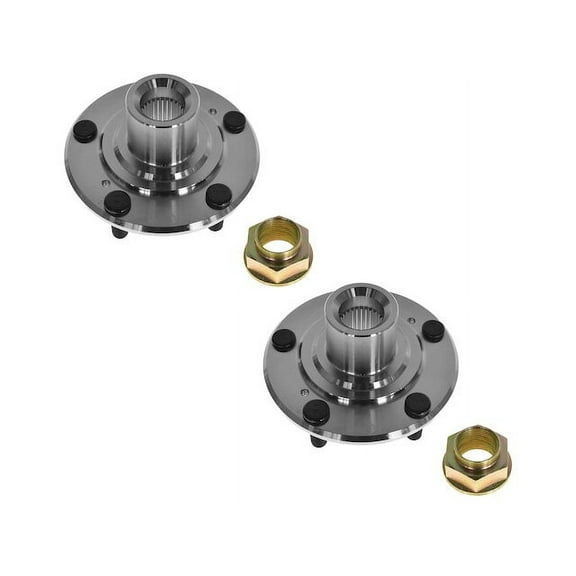 Front Wheel Hub Set 2 Piece - Compatible with 2006 - 2013 Honda Civic Si Sedan 2007 2008 2009 2010 2011 2012