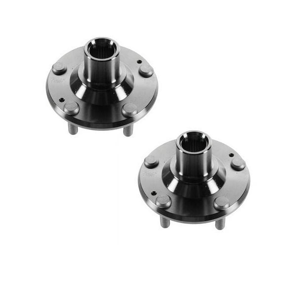 Front Wheel Hub Set 2 Piece - Compatible with 2010 - 2013 Kia Forte Koup 2011 2012