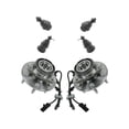thumbnail image 1 of Front Wheel Hub and Ball Joint Kit 6 Piece - Compatible with 2002 - 2006 Cadillac Escalade AWD 2003 2004 2005, 1 of 2