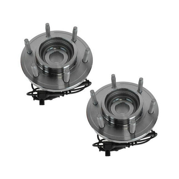 Front Wheel Hub and Bearing Kit 2 Piece - Compatible with 2009 - 2010 Hummer H3T