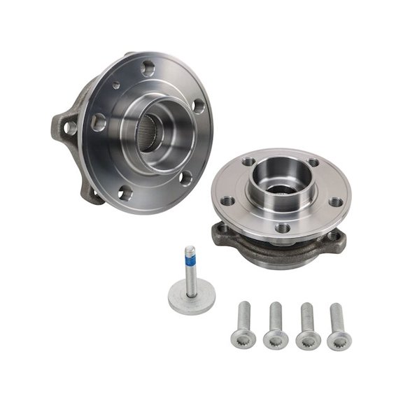 Front Wheel Hub and Bearing Kit 2 Piece - Compatible with 2016 - 2019 Volvo XC90 2017 2018