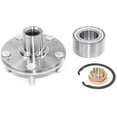 thumbnail image 1 of Front Wheel Hub and Bearing Repair Kit with Retaining Ring and Axle Nut - Compatible with 2010 - 2015 Kia Soul 2011 2012 2013 2014, 1 of 2