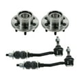thumbnail image 1 of Front Wheel Hub and Sway Bar Link Kit 4 Piece - Compatible with 1999 - 2003 Dodge Durango RWD 2000 2001 2002, 1 of 2